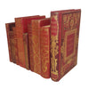 Books by the Metre: Vintage Highly Decorative Red & Gold