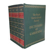 The Dictionary of Gardening by The Royal Horticulture Society (4 Books in slipcase)
