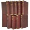 Charles Dickens 11 Burgundy Books - Hazell, Watson & Viney (11 Books)