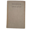 Erewhon by Samuel Butler - Cape, 1933