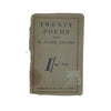 First Edition: Rudyard Kipling’s Twenty Poems, 1918