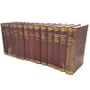 Charles Dickens 13 Burgundy Books - Hazell, Watson & Viney (13 Books)