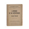 A Woman of No Importance by Oscar Wilde - Bernard Tauchnitz, 1909