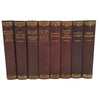Charles Dickens 10 Burgundy Books - Hazell, Watson & Viney (10 Books)
