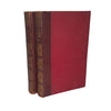 Oliver Twist & A Child's History of England by Charles Dickens (2 Red Books)