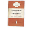 vintage-penguin-six-curtains-for-strogonova-by-caryl-brahms-s-j-simon-1953-orange-classic-literature-country-house-library