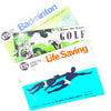 Know the Game, Badminton, Golf and Life Saving