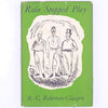 old-antique-patterned-thrift-rain-stopped-play-country-house-library-books-for-him-vintage-christmas-gifts-decorative-for-sports-fans-classic-cricket-sport-
