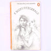 vintage-penguin-books-f.-scott-fitzgerald- patterned-1920-jazz-age-the-beautiful-and-the-damned- classic-country-house-library-antique-thrift-decorative-old-books-