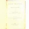 Louisa May Alcott's Nice Wives (AKA Good Wives) - Rare c1890
