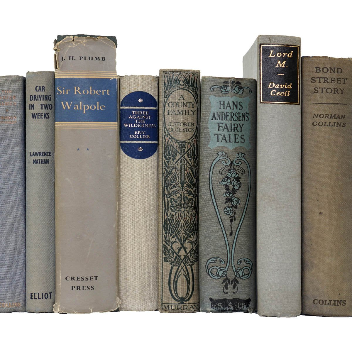 Books By The Foot: Vintage Grey Books