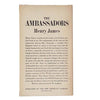 The Ambassadors by Henry James - Signet Classics, 1961