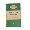 Red Is For Killing by George Bagby - Penguin, 1954
