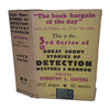 Great Short Stories of Detection Mystery & Horror edited by Dorothy L. Sayers, 1950