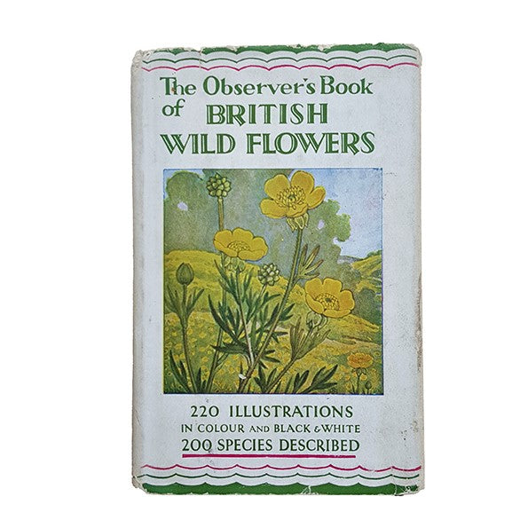 The Observer's Book of British Wild Flowers by W. J. Stokoe (#2) DJ