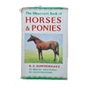 The Observer's Book of Horses & Ponies by R. S. Summerhays (#9) DJ