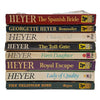 Georgette Heyer 8 Vintage Pan Paperbacks, c1960s
