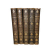 Sir Walter Scott Leather Books - Oxford, 1912 (5 Books)