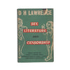 D. H. Lawrence's Sex, Literature and Censorship - First Edition, 1955
