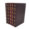 Charles Dickens 5 Vintage Leather Pocket Books - Thomas Nelson, (Red and Gold)