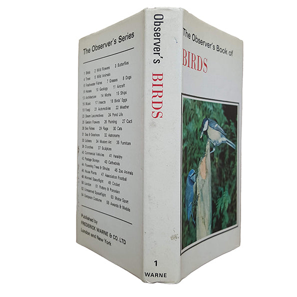 The Observer's Book of Birds (#1) – Warne, c1973 DJ