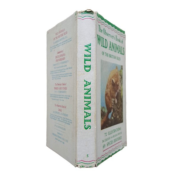 The Observer's Book of Wild Animals of the British Isles by W.J. Stokoe (#5) DJ