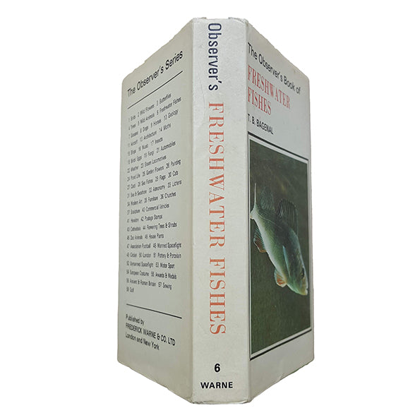 The Observer's Book of Freshwater Fishes by T.B. Bagenal (#6) DJ