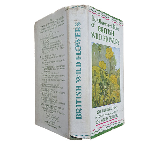 The Observer's Book of British Wild Flowers by W. J. Stokoe (#2) DJ