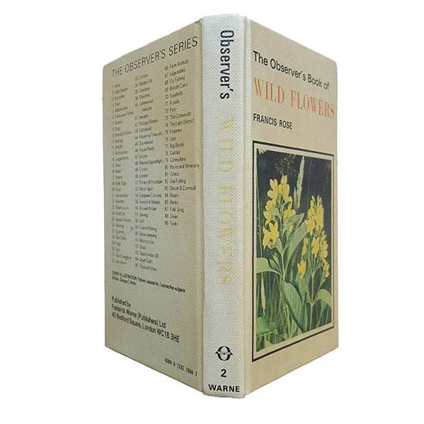 The Observer's Book of British Wild Flowers by W. J. Stokoe (#2) NO DJ LAMINATED