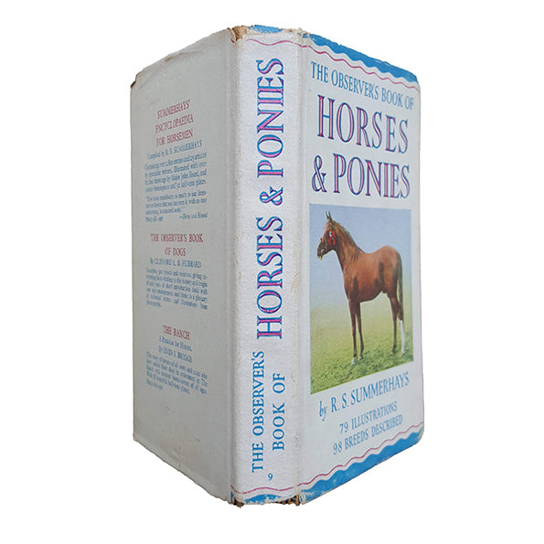 The Observer's Book of Horses &amp; Ponies by R. S. Summerhays (#9) DJ