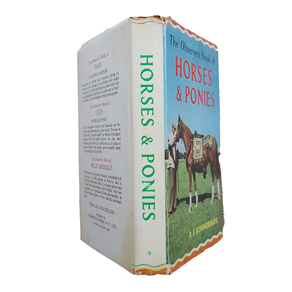 The Observer's Book of Horses &amp; Ponies by R. S. Summerhays (#9) DJ