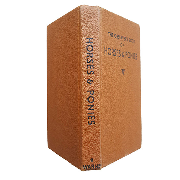 The Observer's Book of Horses &amp; Ponies by R. S. Summerhays (#9) NO DJ BROWN