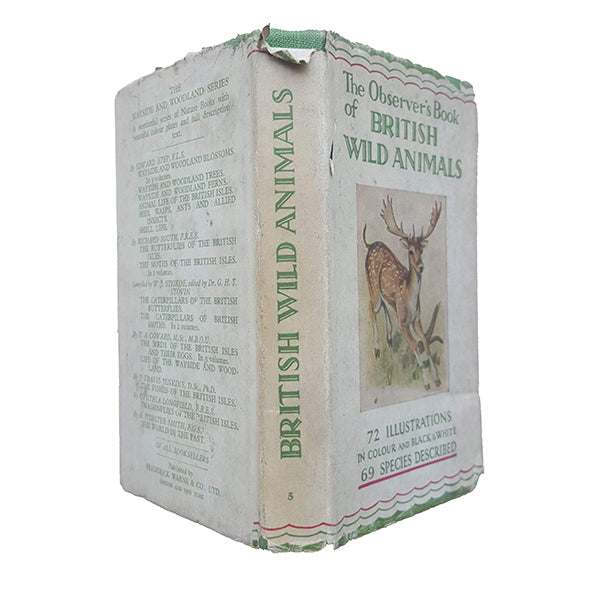 The Observer's Book of British Wild Animals of the British Isles by W.J. Stokoe (#5) DJ