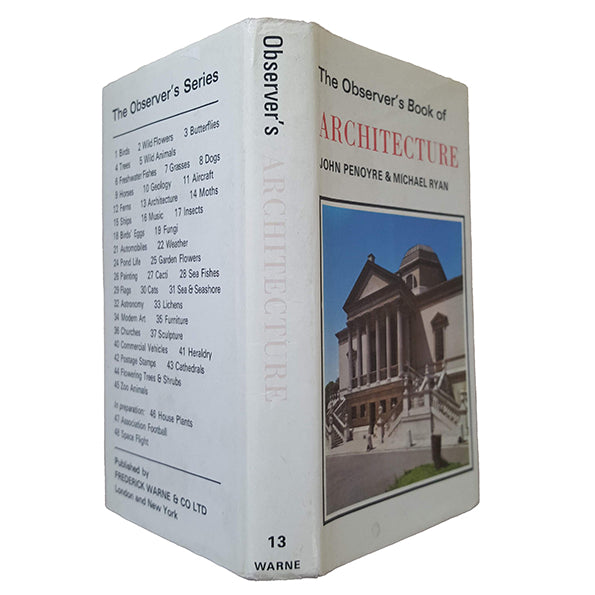 The Observer's Book of Architecture by John Penoyre &amp; Michael Ryan (#13) DJ