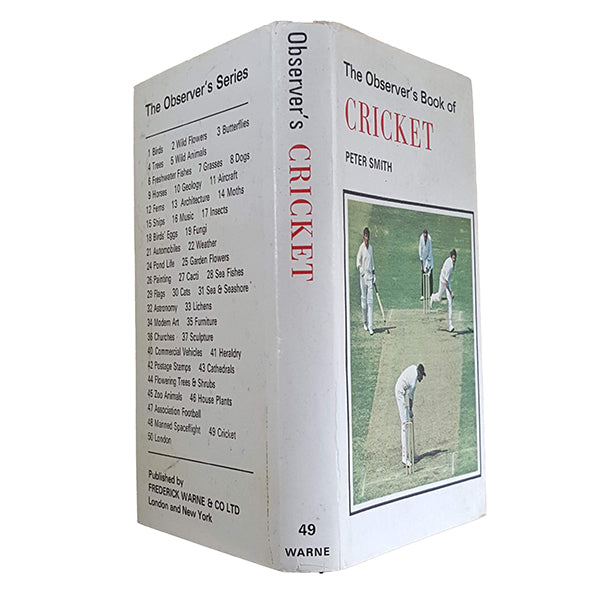 The Observer's Book of Cricket by Peter Smith (#49) DJ