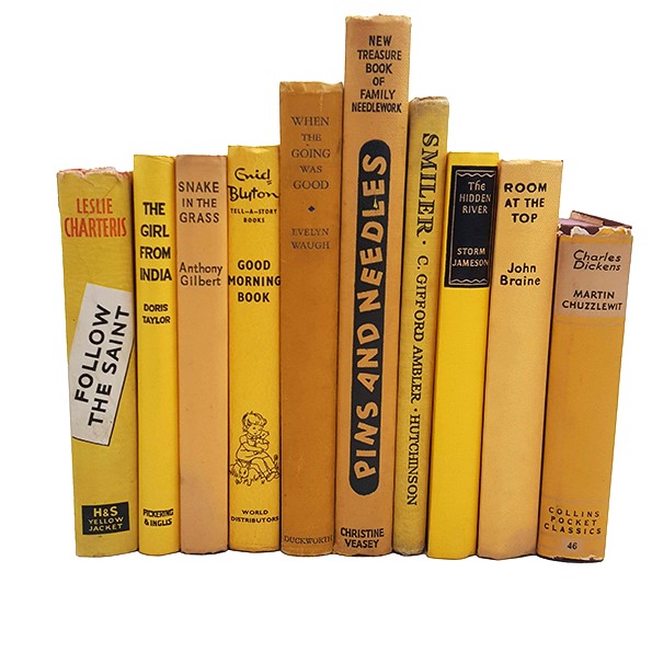 Books By The Foot: Yellow Collection