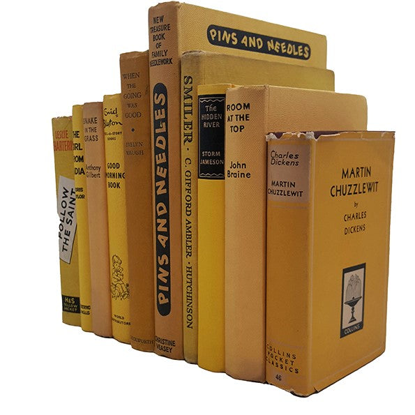 Books By The Foot: Yellow Collection
