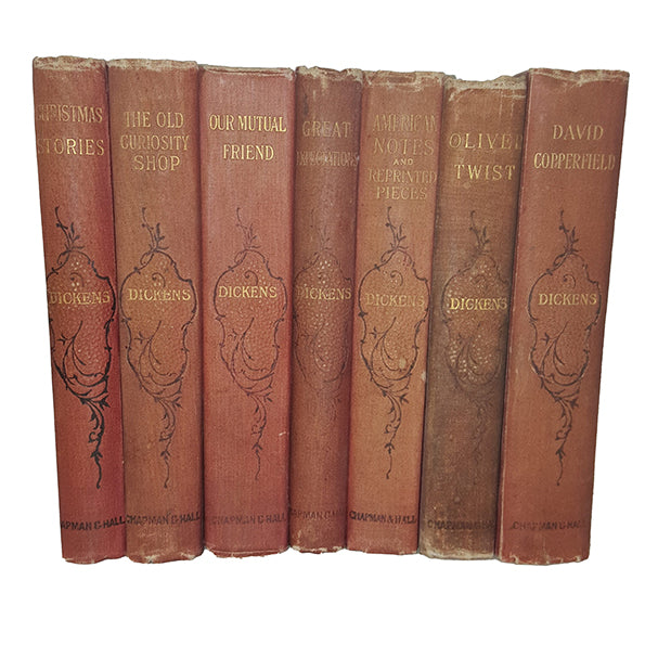 Charles Dickens' Collected Works - Chapman and Hall, c.1880s (17 Books)