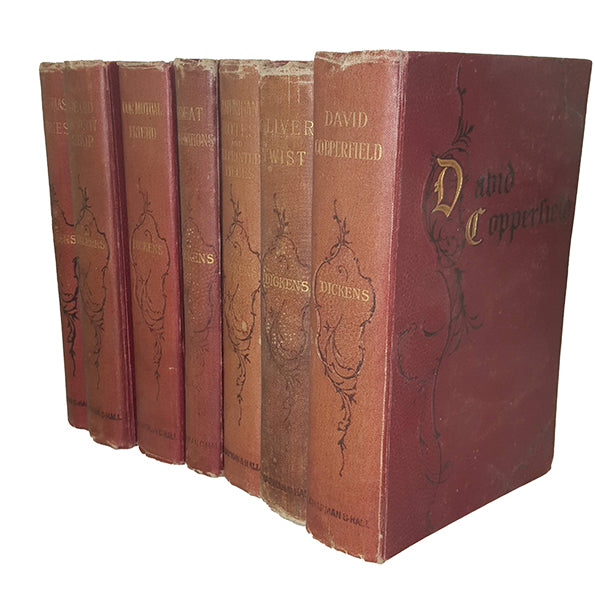 Charles Dickens' Collected Works - Chapman and Hall, c.1880s (17 Books ...