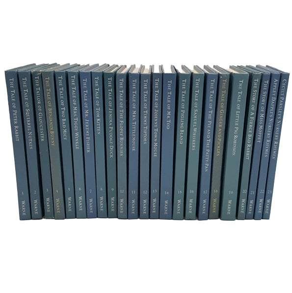 Beatrix Potter’s The Tale of Peter Rabbit Complete Set - 23 BLUE Books