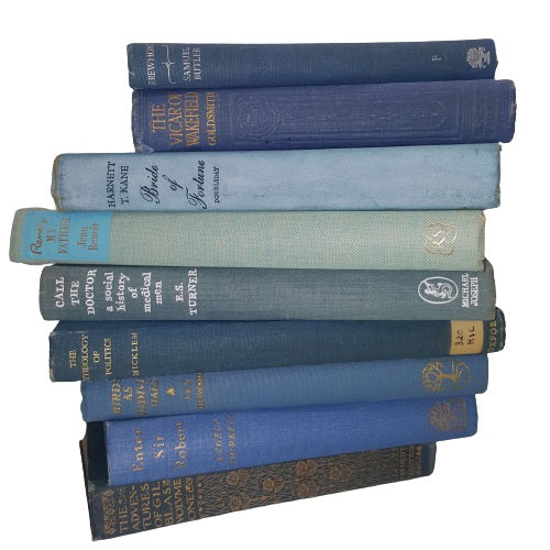 BOOKS BY THE METRE: Vintage Blue
