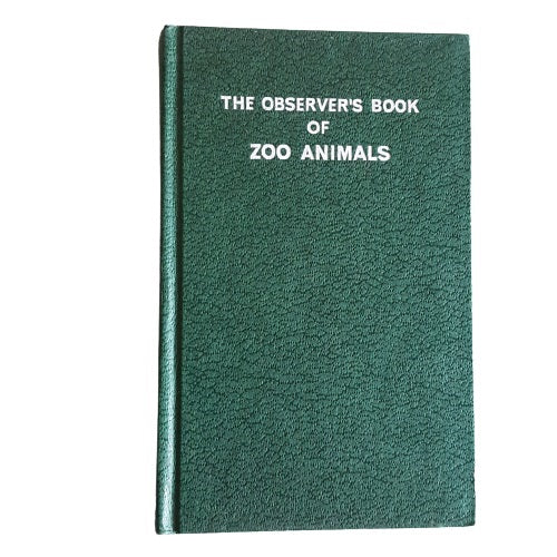 The Observer's Book of Zoo Animals by Jan Hatley (#45) NO DJ BLACK/GREEN