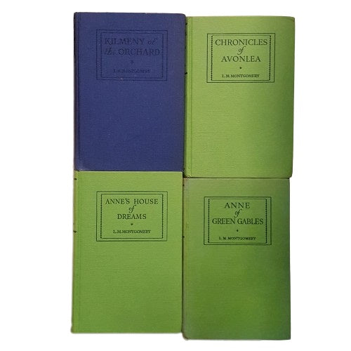 L. M. Montgomery's Anne of Green Gables, Avonlea, House of Dreams &amp; Kilmeny of the Orchard - Harrap, 1947-61