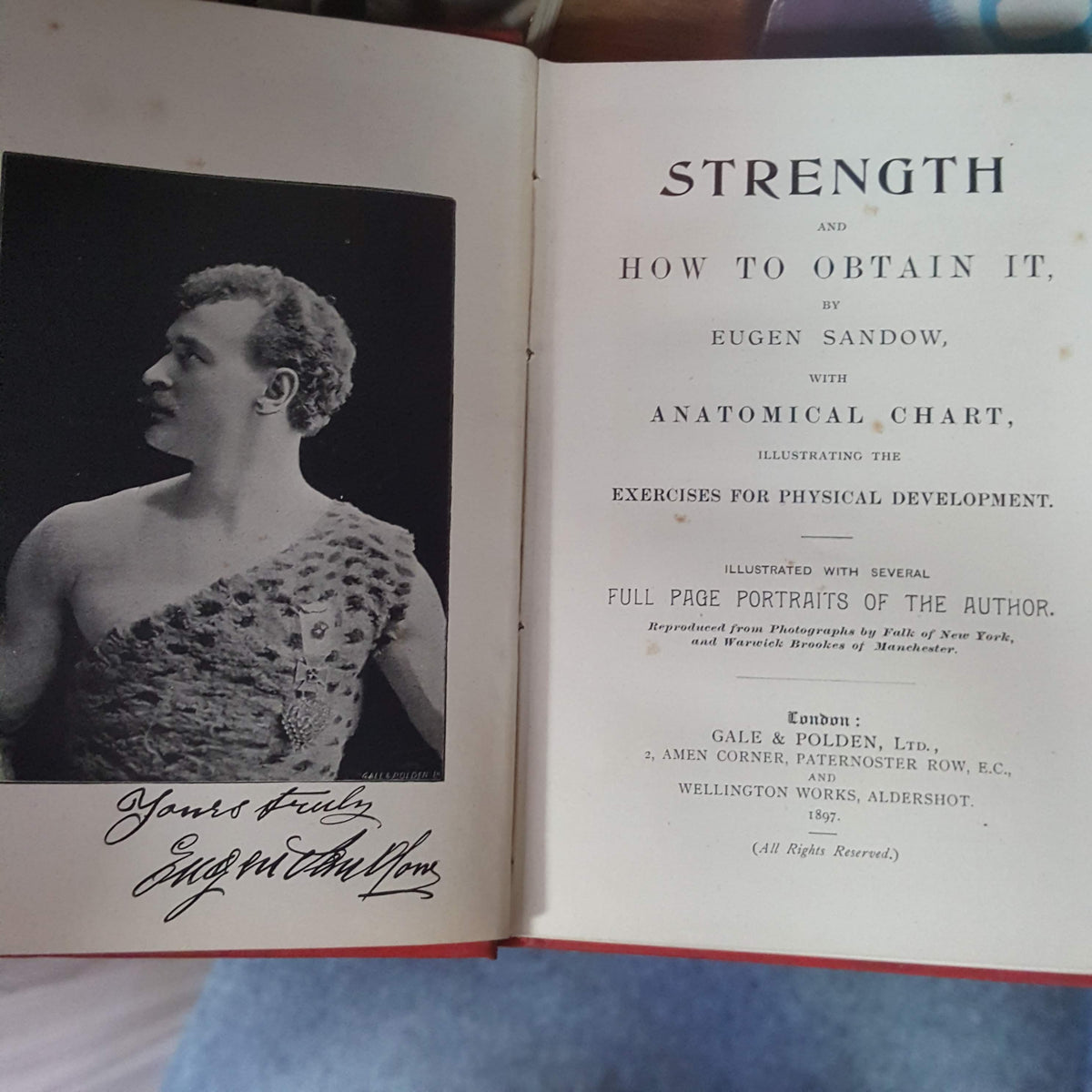 Strength and How to Obtain it by Eugen Sandow - Gale &amp; Polden 1897