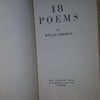 18 Poems by Dylan Thomas - 1st Edition, 1934
