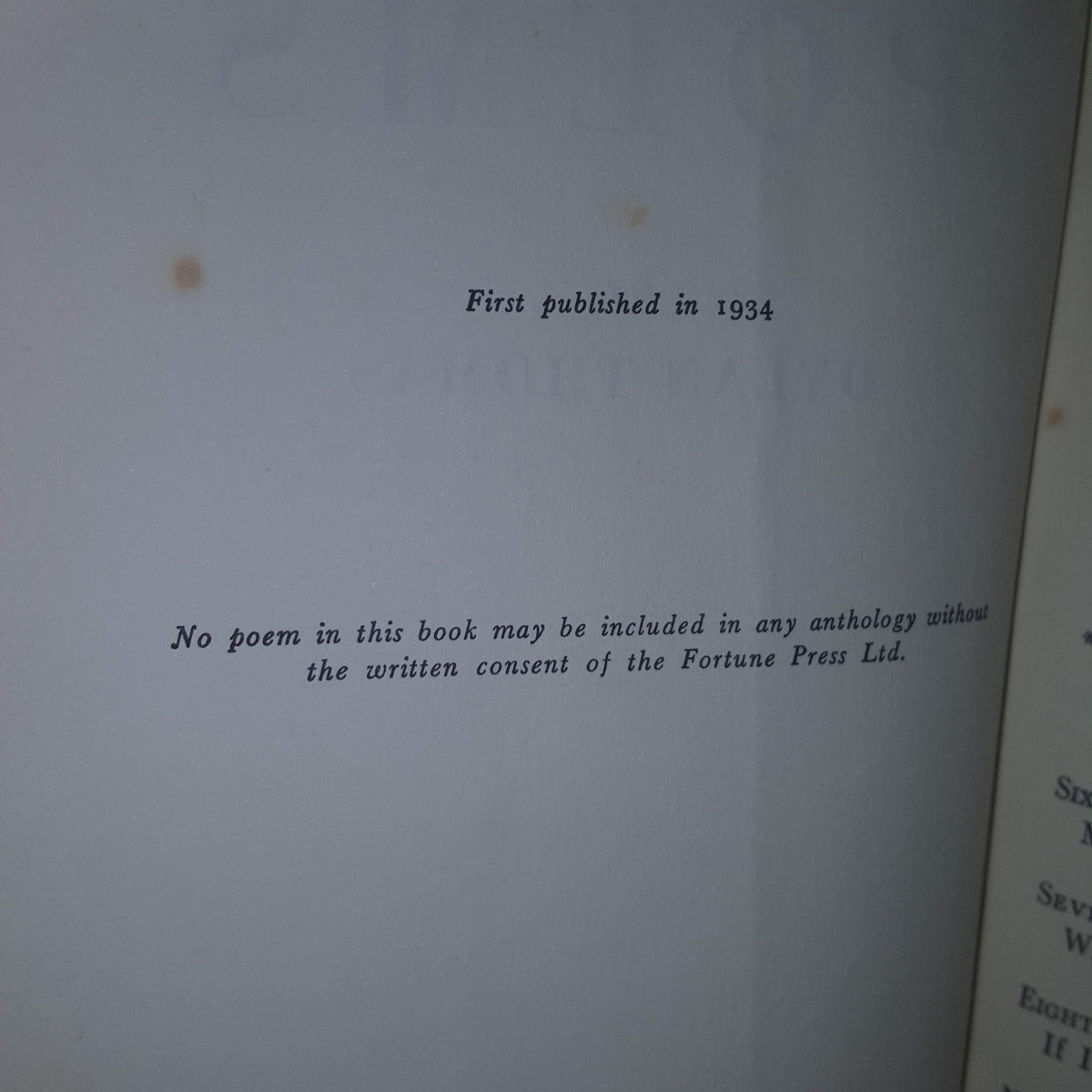 18 Poems by Dylan Thomas - 1st Edition, 1934