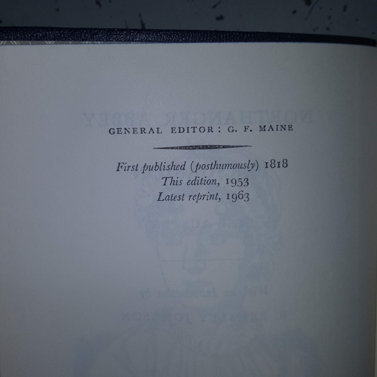 Jane Austen’s Northanger Abbey and Persuasion - Collins 1963