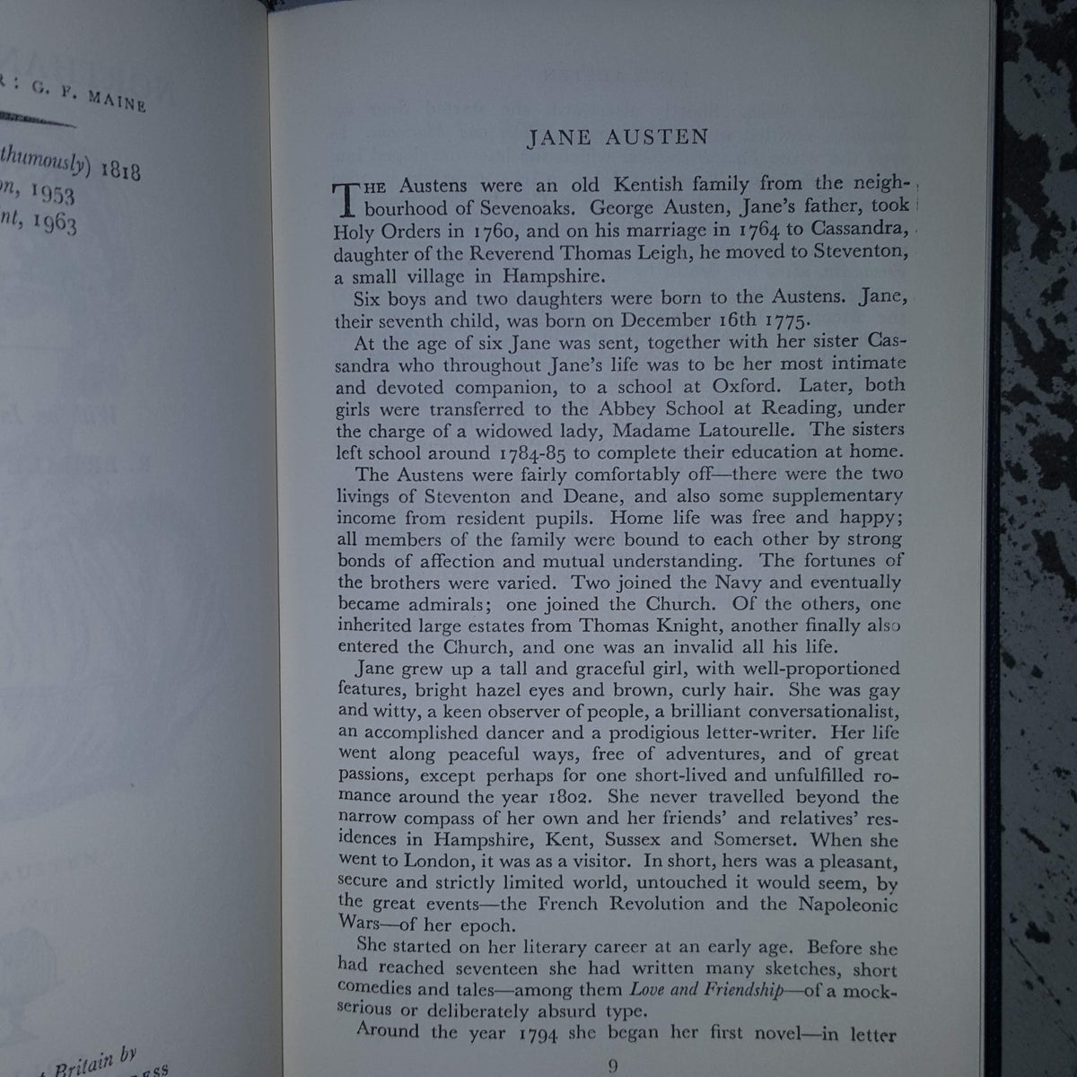 Jane Austen’s Northanger Abbey and Persuasion - Collins 1963