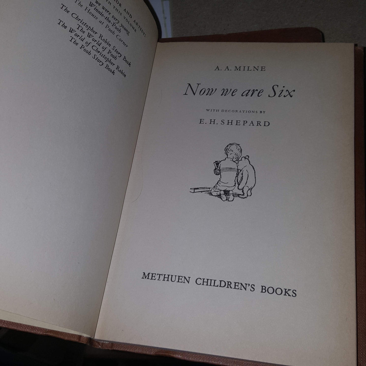 A. A. Milne’s Winnie The Pooh Collection - Methuen, 1977-85 (4 Books)