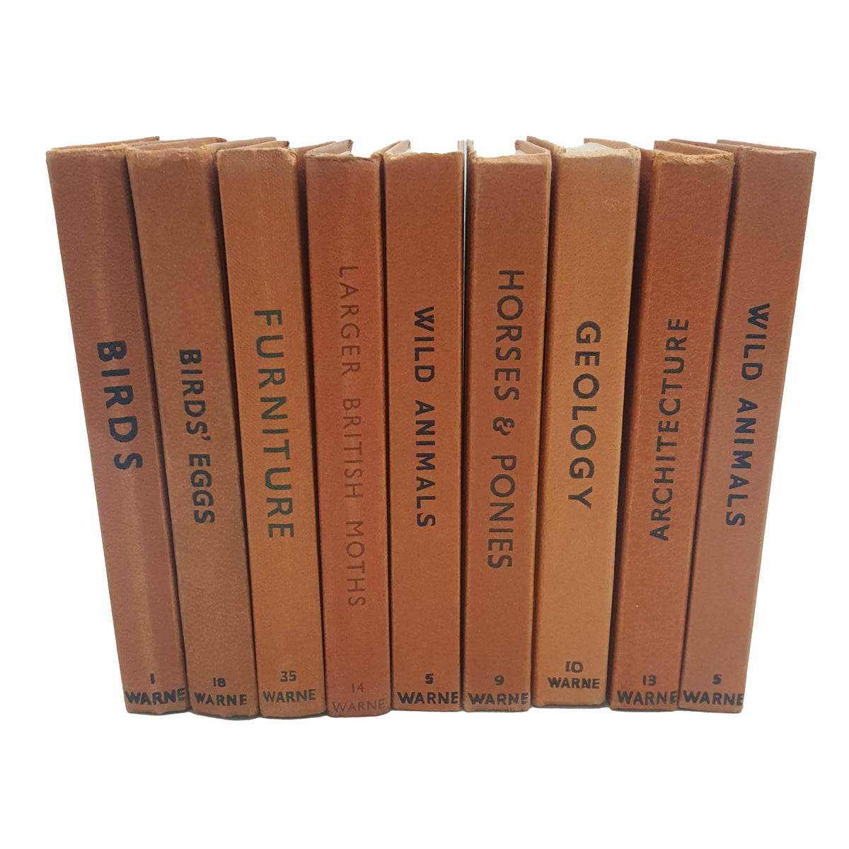 Half a Foot of Brown Observer Books (9 Books)